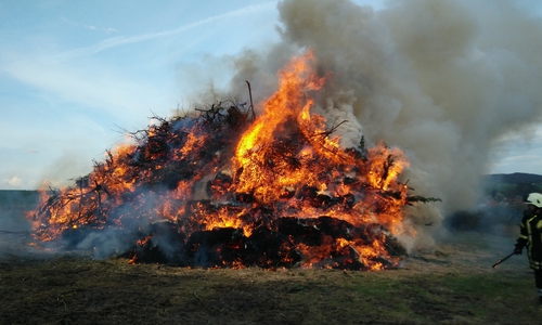 Osterfeuer 2017 in Wendessen. Archivfoto: Ortsfeuerwehr Wendessen