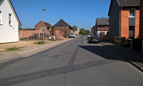 Grüninseln sollen für Verkehrsberuhigung auf dem Thieder Weg sorgen. Foto: Stadt Wolfenbüttel