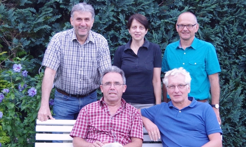 Die drei zukünftigen Mitglieder der Grünen-Fraktion, Karsten Gehrke, Maren Battenberg und Matthias Liborius, werden auch weiterhin im grünen Ortsverband von Karlheinz Pfeiff und Holger Barkhau Unterstützung erfahren. Foto: Die Grünen