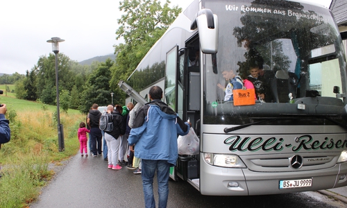 Flüchtlinge bei der Ankunft, Foto: Anke Donner