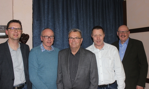 Der neue "alte" Vorstand der Bäcker-Innung Wolfenbüttel: Obermeister Carsten Richter, sein Stellvertreter Ralf Isensee, Ehren-Obermeister Dieter Richter, Henning Garbe und  Thomas Macenauer. Foto: Anke Donner