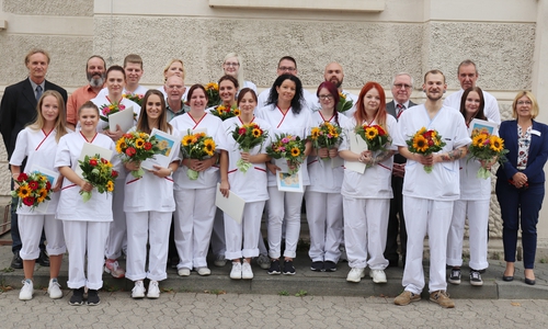 Die diesjährige Abschlussklasse. Foto: AWO Psychiatriezentrum