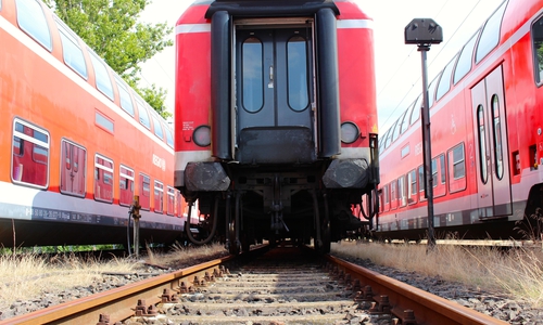 Auf den Gleisen der Anschlussbahn finden laut Verwaltung jährlich rund 140 Zugbewegungen statt. Symbolfoto: Sina Rühland