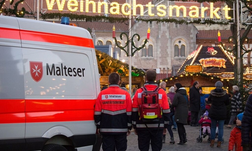 Viele Einsätze für die Malteser rund um den Braunschweiger Weihnachtsmarkt. Foto: Malteser Braunschweig