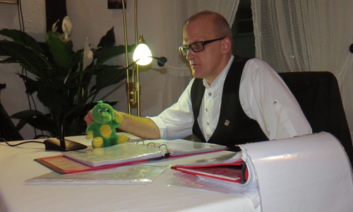 Thorsten Stelzner nahm un Schöppenstedt an einer Benefizlesung für die Peter-Maffay-Stiftung teil. Foto: Privat