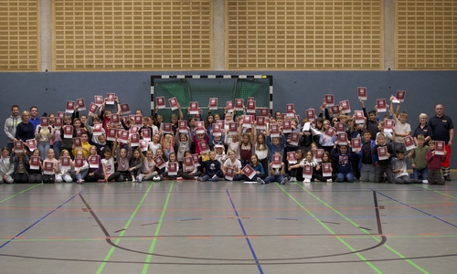 Die Schüler des sechsten Jahrgangs hatten einen "Tag der Wiederbelebung" Foto: Große Schule