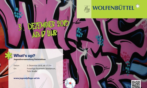 Am 3. Dezember sind alle Jugendlichen aus Salzdahlum zu der Jugendversammlung „Whats up“ eingeladen