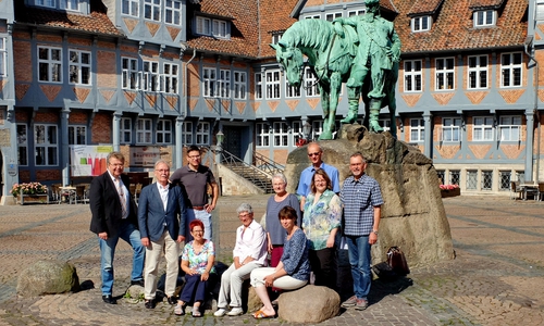 Die TeilnehmerInnen des Treffens waren: Klaus-Peter Bachmann, Dr. Karl Ermert, Björn Försterling, Irmtraud Kliemt, Hartmut Klonk, Bettina Linnenberg, Engelbert Linnenberg, Barbara Müller, Marleen Mützlaff, Dörte Weddige-Degenhard. Foto: EUROTREFF-Freundeskreis
 