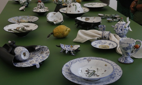 Den Mittelpunkt der Ausstellung bildet die „Tafel für Anna Amalia“.  Fotos: Schloss Museum Wolfenbüttel