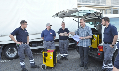 Das DRK Wolfenbüttel hat weitere Trockner verteilt. Foto: DRK Wolfenbüttel