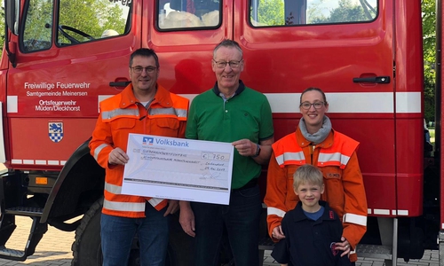 Die Kinderfeuerwehr freut sich über eine Spende. Foto: Timm Bußmann