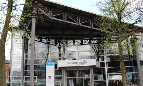 Die Stadtwerke in Peine. Dort wird der Betriebsausschuss Der Stadtentwässerung tagen. Foto: Frederick Becker