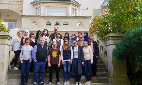 17 Studierende der katholischen, evangelischen und islamischen Theologie kamen vom 16. bis 18. Oktober zum ersten Mal zu „Interreligiösen Studientagen“ in der Akademie St. Jakobushaus zusammen. Fotos: Privat