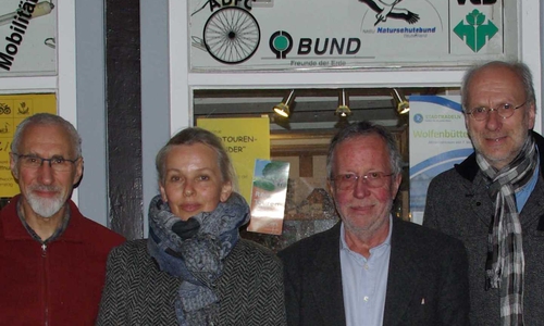 Von links: Manfred Kracht, Susanne Kracht, Karl Möller, Martin Zimmermann. Foto: Privat