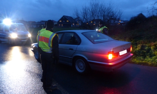 Am Mittwoch hatte die Polizei eine Großkontrolle durchgeführt. Fotos: Polizei