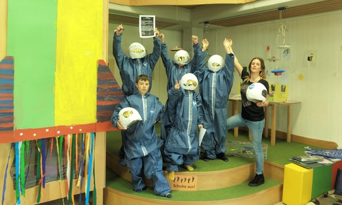 Alle Kinder haben die Mondprüfung bestanden. Foto: Stadt Wolfenbüttel