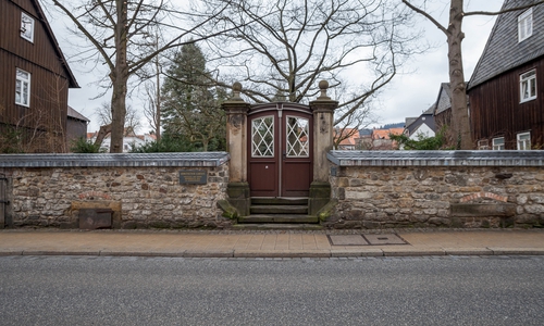 Zugang zum Ulrichschen Garten. Foto: Alec Pein