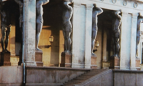 Das Portal der Eremitage in St. Petersburg. Foto: Veranstalter