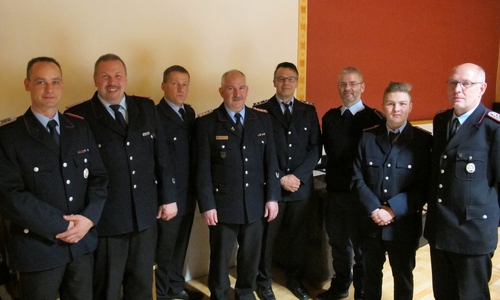 Von links: Nils Kranzusch, Uwe Flegel, Ingo Mroske, Bernd Schwager, Carsten Marziol, Malte Krohe, Rolf Frejek. Foto: Privat