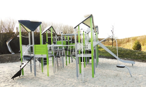 Die neue Anlage auf dem Spielplatz Wettmershagener Straße. Foto: Stadt Wolfsburg
