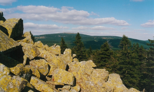 Die Achtermannkuppe ist einer der interessantesten Geotope im Nationalpark Harz. Foto: Störmer
