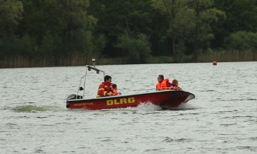 Motorrettungsboot der DLRG OG Schöningen. Foto: DLRG OG Schöningen