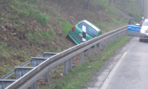 Ursache des Unfalls soll Sekundenschlaf gewesen sein. Foto: Polizei