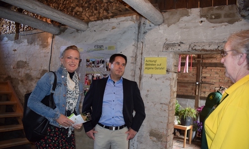 Dunja Kreiser besuchte am am Erntedankfest das Gärtnermuseum. Foto: SPD