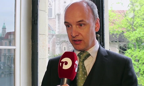 Wünscht sich Unterstützung aus den Fraktionen: Braunschweigs Finanzdezernent und Erster Stadtrat Christian Geiger. Video: André Ehlers / Nadine Munski-Scholz