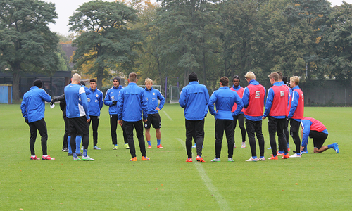 Training am Dienstagvormittag. Foto: Frank Vollmer