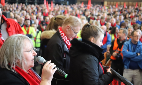 Zirka 7.000 Beschäftigte legten auch in der Region Braunschweig die Arbeit nieder. Foto: IG-Metall