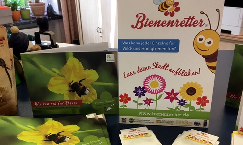 Neuer Ratgeber zum bienengerechten Gärtnern ist ab sofort im Rathaus Helmstedt erhältlich. Foto: Stadt Helmstedt