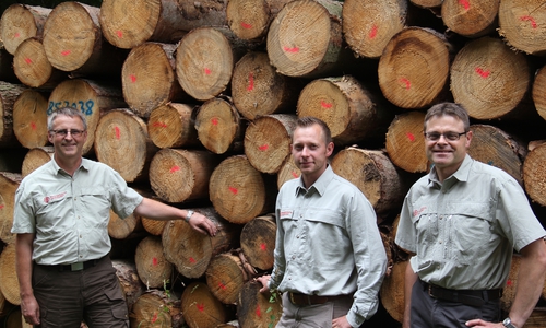 Das neue Team der Landesforsten. Foto: Niedersächsische Landesforsten
