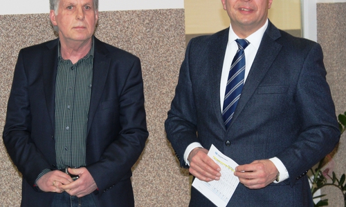 Der Vorstandsvorsitzende der Lebenshilfe, Klaus Czarnetzki (links) und Geschäftsführer Peter Welminski. Foto: Lebenshilfe