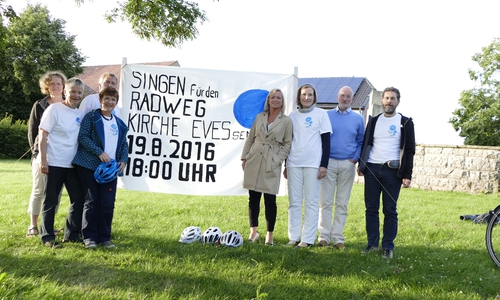 Die Fahrradinitiative lädt zum Singen ein. Foto: Privat
