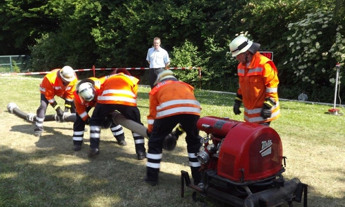 Zielerreichung und die Einhaltung der Dienst- und Unfallverhütungsvorschriften stehen im Fokus. Foto: Feuerwehr Sickte