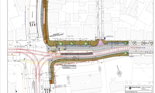Die Planung für einen Teil der Leonhardstraße wurde vorgestellt und beschlossen, Foto: Stadt Braunschweig