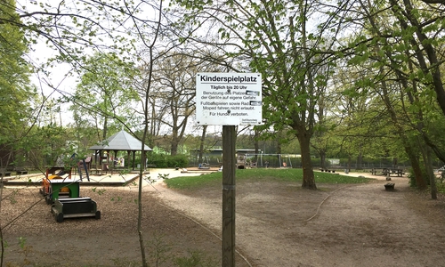 Der Spielplatz „An der Matthäuskirche“ soll umgebaut werden. Fotos: Alexander Dontscheff