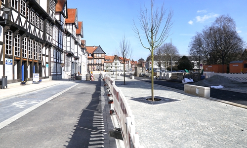 Ab Montag kann in der Reichsstraße geparkt werden. Foto: Stadt Wolfenbüttel/RAE
