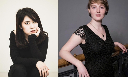 Im Prinzenpalais findet das Hammerflügel-Festival an drei Konzertabenden statt. Unter anderem ist dasDuo Duo Marie Sophie Richter und Wei Lee dabei. Foto: Kulturinitiative 
Ton Art