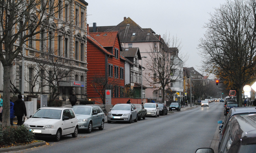 Die Kastanienallee. Archivbild
