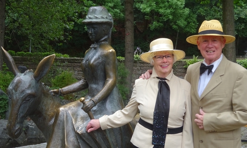 Heimatpfleger Manfred Gruner mit Ehefrau Hella. Foto: Burkhard Budde