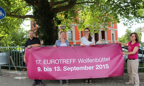 Das neue Plakat zum EuroTREFF am Grünen Platz, Foto: Jan Borner