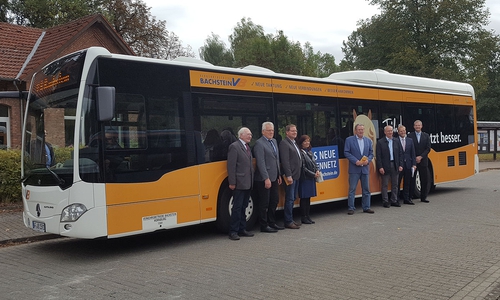 Die gemeinsame Testfahrt. Foto: Verkehrsbetriebe Bachstein GmbH