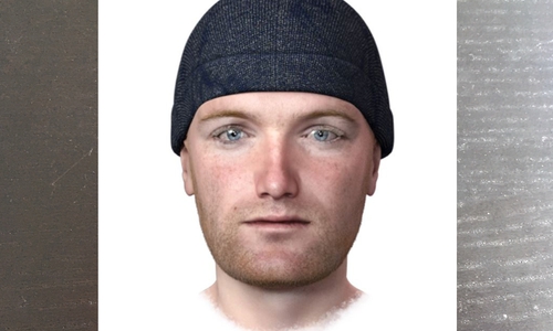 Auf dem Phantombild soll die Person recht gut wiedergegeben worden sein. Foto: Polizei