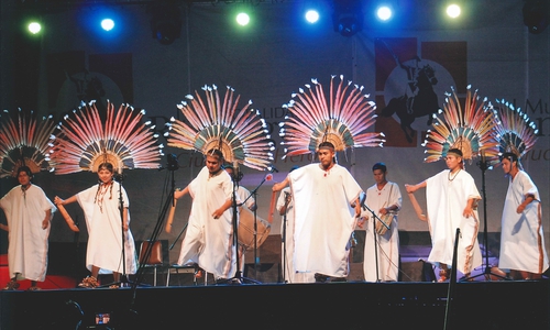 Klänge und alte Bräuche des Regenwaldes. Foto: Musicos des San Ignacio: © Tono Puerta