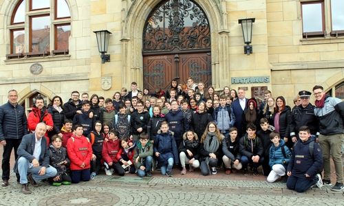 36 Schülerinnen und Schüler sowie vier Lehrer aus Fiuggi waren zu Gast. Fotos: Stadt Helmstedt/Martina Hartmann 