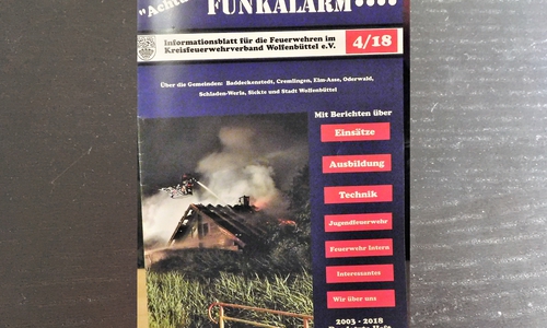 Die letzte Printausgabe des "Funkalarms". Foto: Kreisfeuerwehrverband
