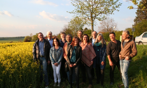 Freunde und Mitglieder der Cremlinger Grünen. Foto: Michael Ratzkowsky