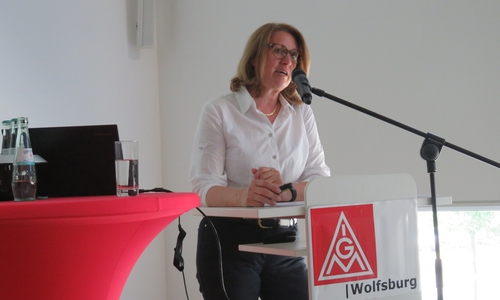 Gewerkschaftssekretärin Silvia Schied. Foto: IG Metall